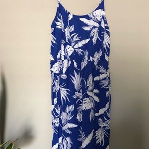 Old Navy palm print tank dress